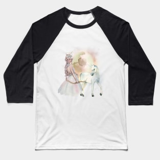 The Lady & The Unicorn Baseball T-Shirt